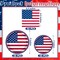 150PCS 4th of July Party Supplies – Plates & Napkins Set for 50 Guests, Patriotic Tableware
